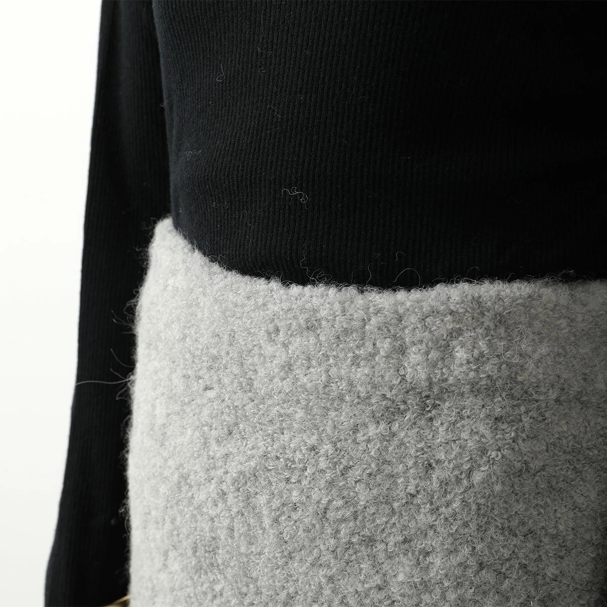 C.T.plage シーティー・プラージュ ロングスカート Alpaca loop back slit skirt CT23331-1 レディース アルパカ混 セットアップ可能 カラー2色