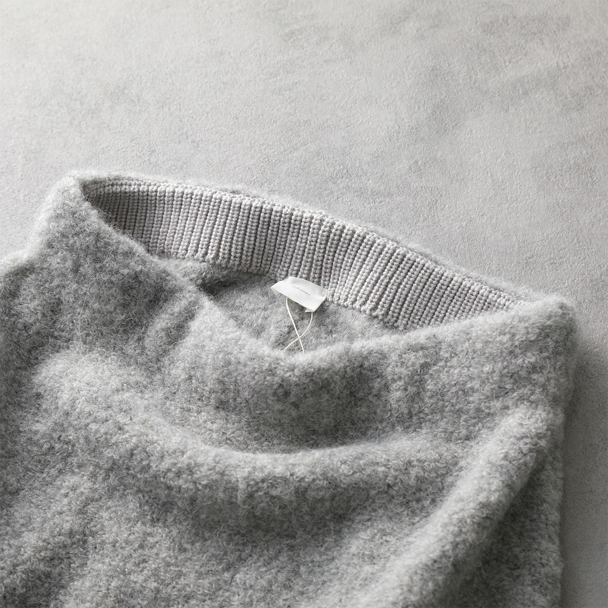 C.T.plage シーティー・プラージュ ロングスカート Alpaca loop back slit skirt CT23331-1 レディース アルパカ混 セットアップ可能 カラー2色