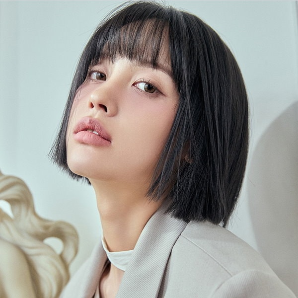 Qoo10] ピンクエイジ 総手植えフルウィッグ) タッセルカット