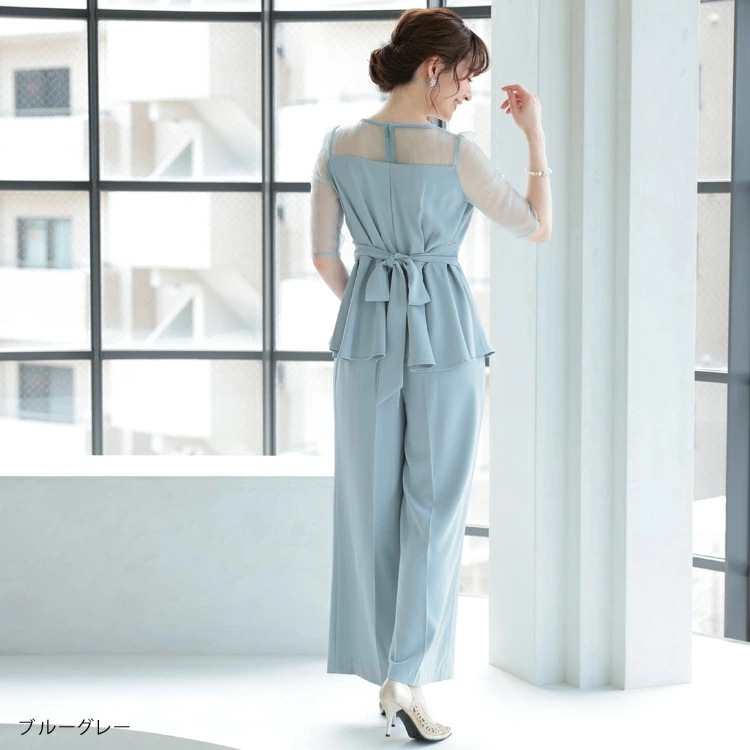 即日発送 パンツドレス 結婚式 セットアップ レディース セレモニー 結婚式 ドレス 母親 フォーマル 50代 着痩せ 入学式 セットアップ 40代 大きいサイズ パンツスーツ 入園式 ママ おしゃれ