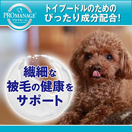 プロマネージ ドッグフード 成犬用 トイプードル専用 4キログラム (x 1)