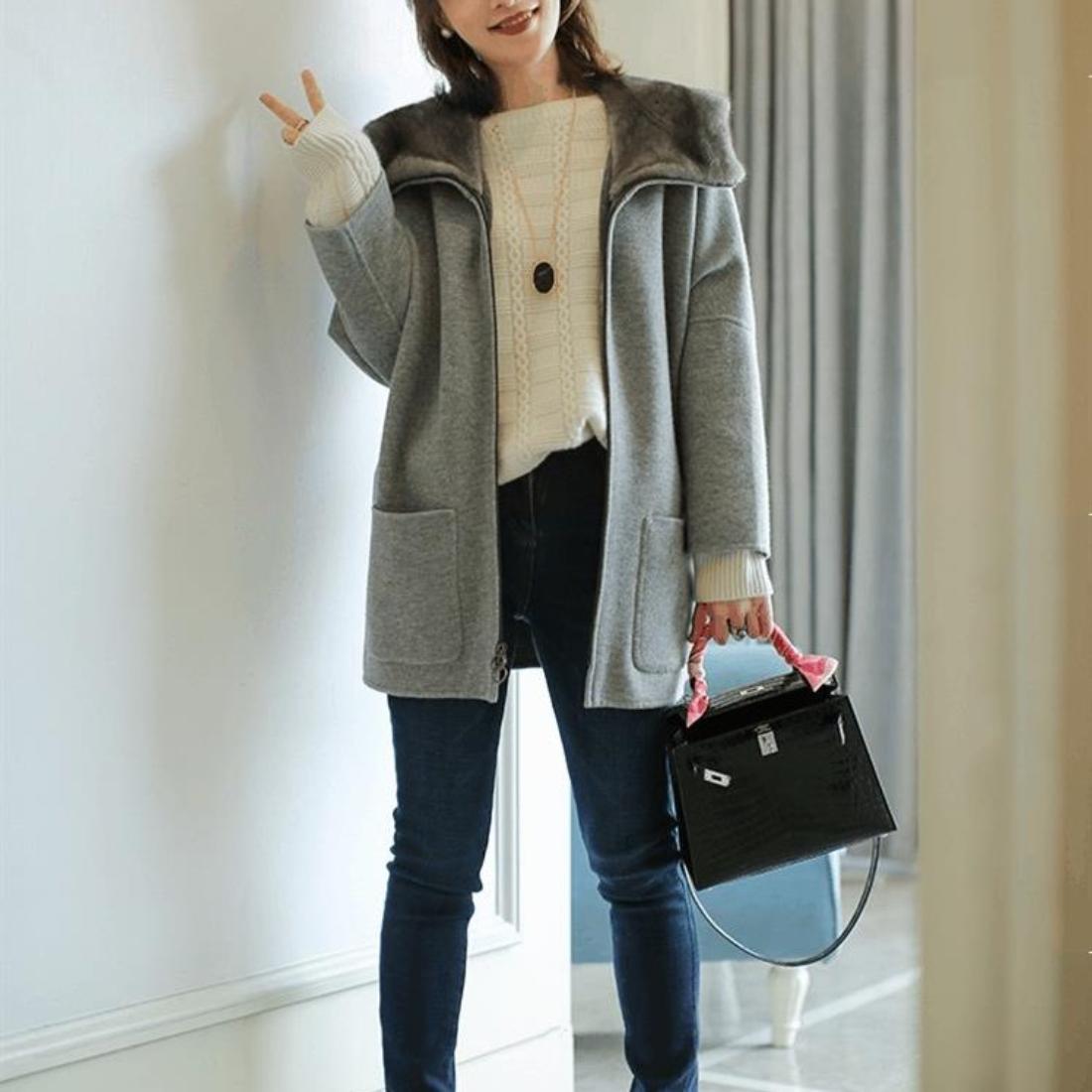 すっきりとした印象で1枚でもインナーとしても活躍するクルーネックニット トップス 長袖 キレイめコー すっきりとした印象で1枚でもインナーとしても活躍するクルーネックニット トップス 長袖 キレイめコー