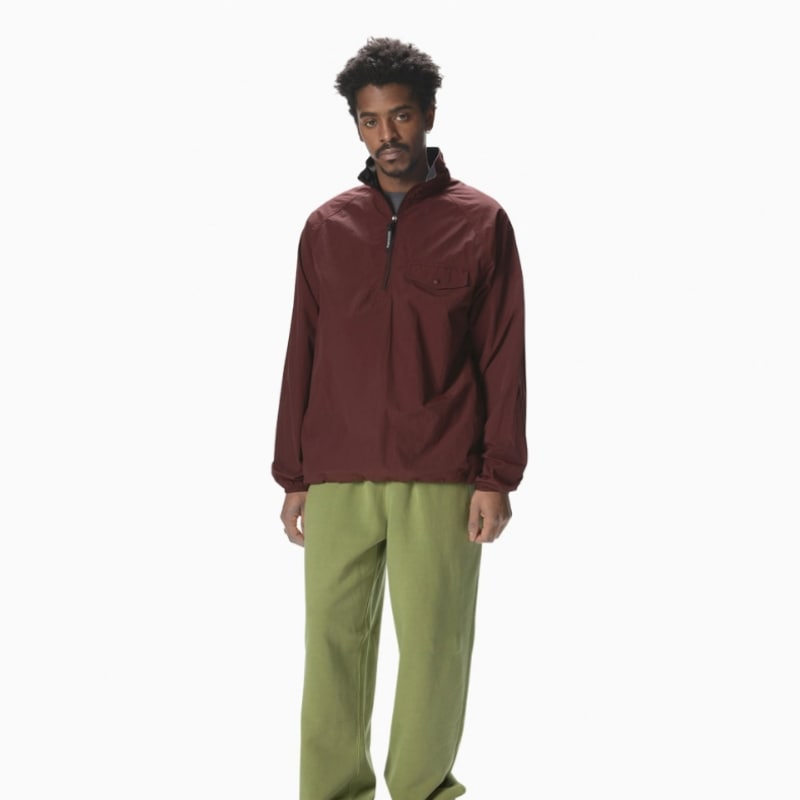 ディス・イズ・ネヴァー・ザット・ハーフジップスポーツプルオーバーバーガンディー ディス・イズ・ネヴァー・ザット・ハーフジップスポーツプルオーバーバーガンディー