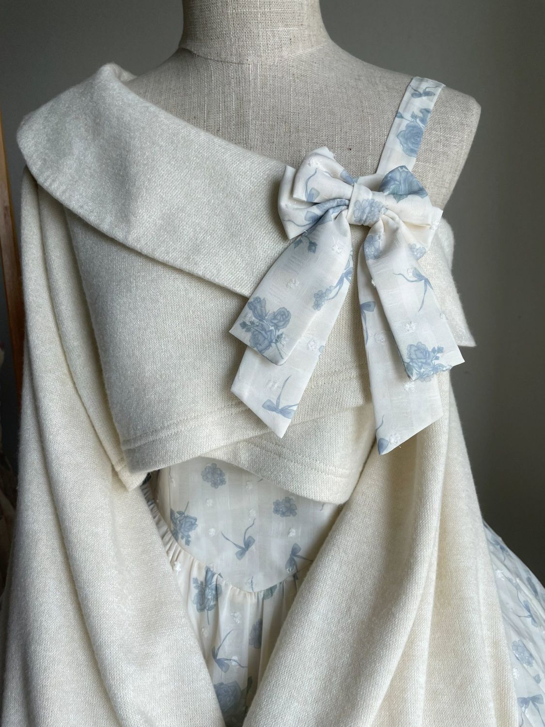 二点セット ツーピースプラスサイズ女性の新しい十代の女の子のストラップレスデザインリボンの花のドレス