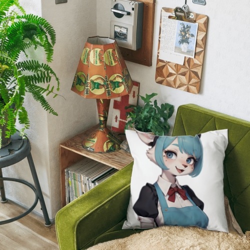 【受注生産】ウォンバットの女の子 ジュリア クッション 【受注生産】ウォンバットの女の子 ジュリア クッション