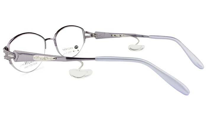 ネオジン NEOJIN nj2225 c.30 バイオレット ナイロール ハーフリム 鼻パッドなし メガネ めがね 眼鏡 レディース ノーズパッドなし ネオジン NEOJIN nj2225 c.30 バイオレット ナイロール ハーフリム 鼻パッドなし メガネ めがね 眼鏡 レディース ノーズパッドなし