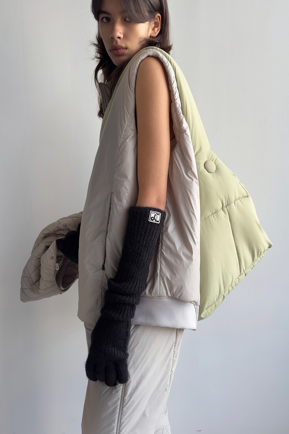 【LOW CLASSIC】 FLUFFY LONG GLOVES : 3COLOR