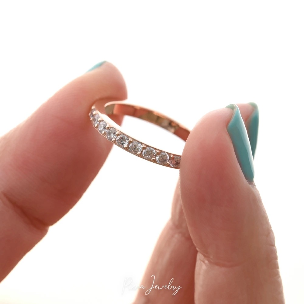 ハワイアンジュエリー キュービックジルコニア ハーフエタニティリング レディース サージカルステンレス316L 金属アレルギー対応 低アレルギー プルメリア 波 彫刻 模様 キラキラ 普段使い パーテ ハワイアンジュエリー キュービックジルコニア ハーフエタニティリング レディース サージカルステンレス316L 金属アレルギー対応 低アレルギー プルメリア 波 彫刻 模様 キラキラ 普段使い パーテ