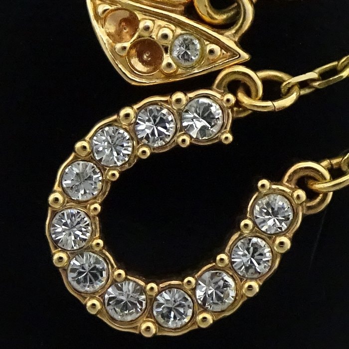 Towards ネックレス ホースシューモチーフ クリスタル GP ゴールドメッキ /292798【中古】