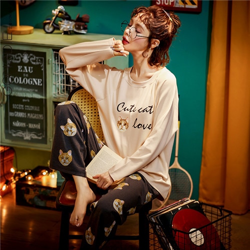 ペアパジャマ 敬老の日 長袖 結婚祝い プレゼント ルームウェア 冬 カップル パジャマ 部屋着 綿 ペア 退職お祝い Rsa11176868 ギフト 秋冬