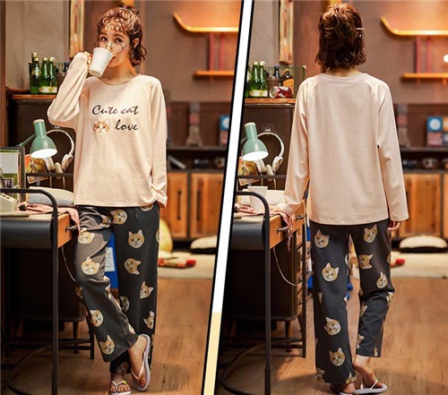 ペアパジャマ 敬老の日 長袖 結婚祝い プレゼント ルームウェア 冬 カップル パジャマ 部屋着 綿 ペア 退職お祝い Rsa11176868 ギフト 秋冬