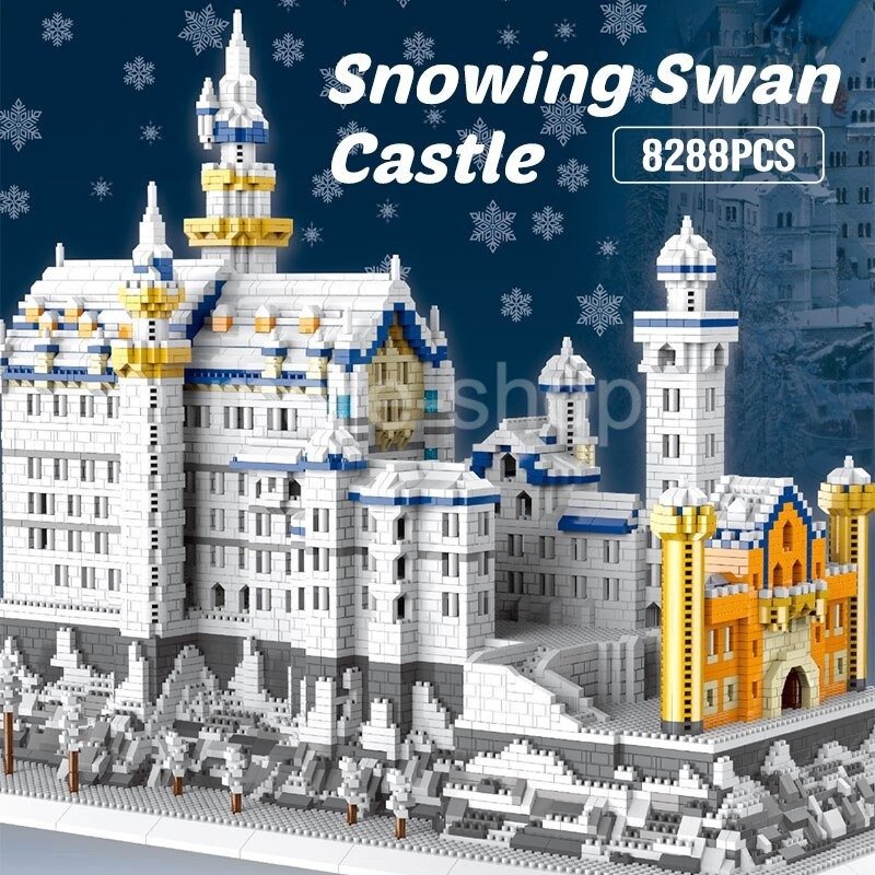 ブロック レゴ 互換 レゴ互換 城 キャッスル 雪 建物 お城 8288ピース 知育玩具 おもちゃ 男の子 女の子 贈り物 プレゼント