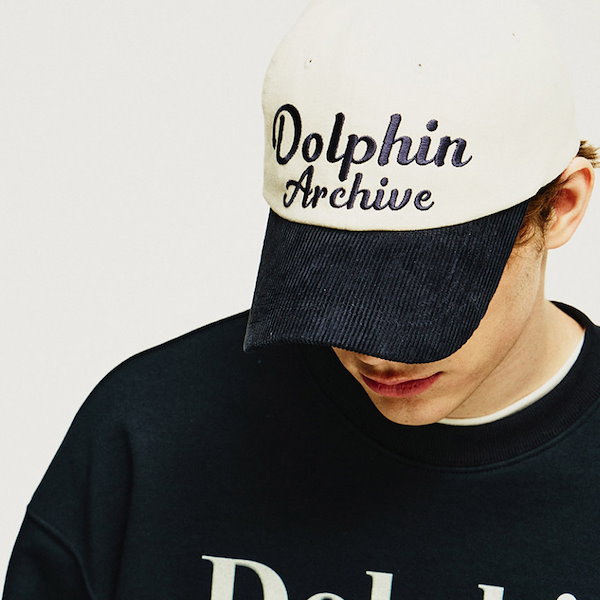 [BTS V 着用] Dolphin archive two tone ball cap 4カラー 韓国 アイドル 帽子 防弾少年団 テテ テヒョン  コーデュロイ 冬