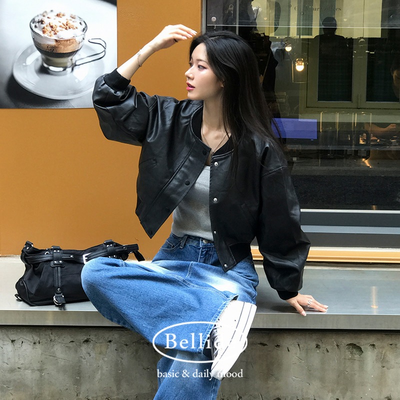 [MADE] ビオクロップレザースタジャン jk1138