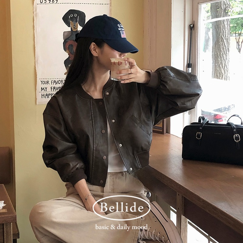 [MADE] ビオクロップレザースタジャン jk1138