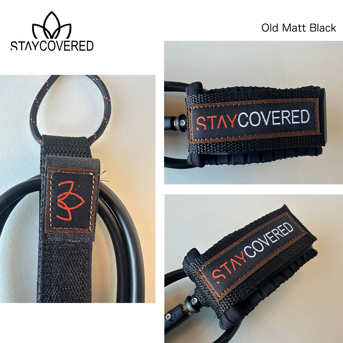 スティカバード サーフボード リーシュコード スタンダードリーシュ 9フィート 6.6ミリ アンクル STAY COVERED LEASH STANDARD Ankle 足首 Made in USA