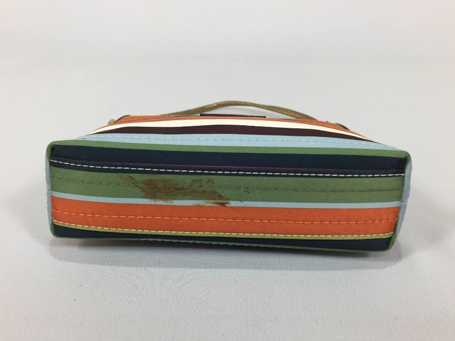 ミニポーチ カラフル ファブリック 【中古品】