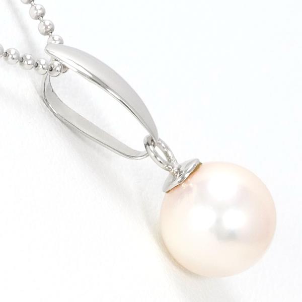 PT900 プラチナ ネックレス パール 総重量約3.1g 約40cm ジュエリー 中古