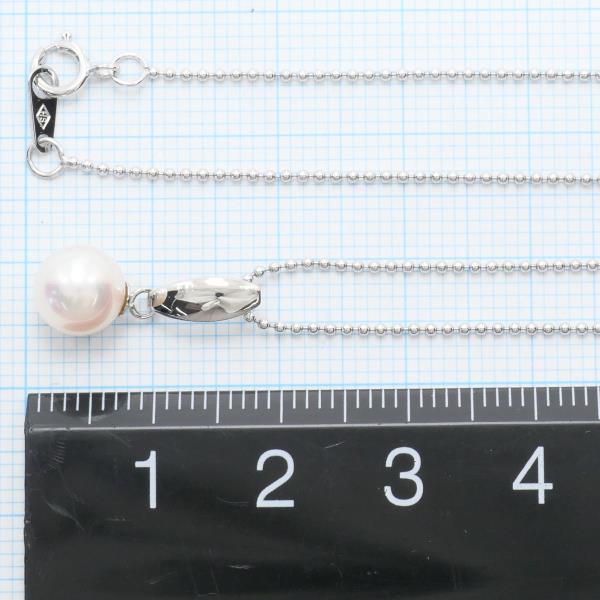 PT900 プラチナ ネックレス パール 総重量約3.1g 約40cm ジュエリー 中古