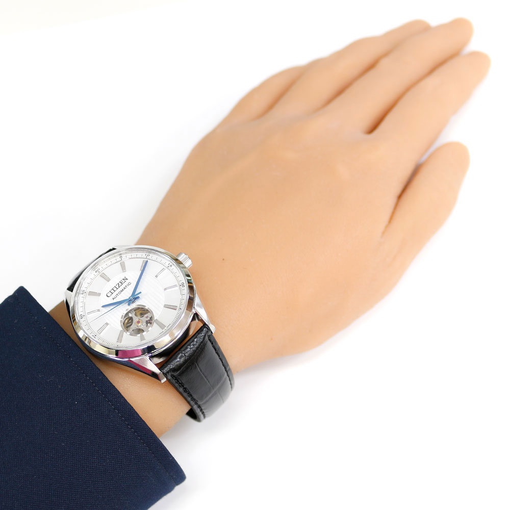 シチズン メカニカル 腕時計 ステンレススチール 8229-A17WW02 自動巻き 1年保証 CITIZEN 中古 美品 シチズン メカニカル 腕時計 ステンレススチール 8229-A17WW02 自動巻き 1年保証 CITIZEN 中古 美品