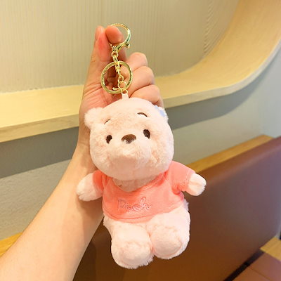 Qoo10] くまのプーさんキーホルダーぬいぐるみ人形 : バッグ・雑貨