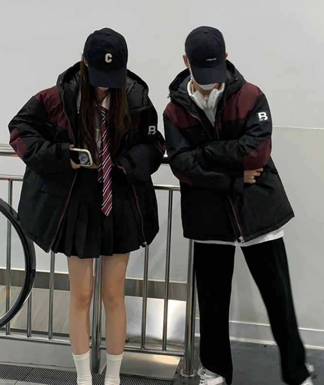 冬 軽量 暖かい 厚手 中綿コート カジュアル 通学 男女兼用 フード付き アウター レディース アウター ファーカラー 裏起毛 ジャケットダウン混綿ジャケット 福袋77