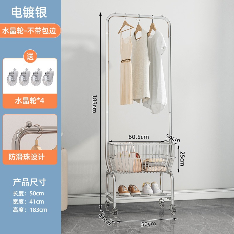 床置き型衣類乾燥ラック床置き型寝室用衣類ハンガーモバイルコートラックバルコニー収納衣類可動式収納ラック