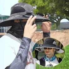 夏用紫外線防止サンシェード屋外釣り保護日焼け止めダブル調節可能なソーラーファンハット漁師帽子 夏用紫外線防止サンシェード屋外釣り保護日焼け止めダブル調節可能なソーラーファンハット漁師帽子
