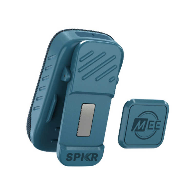 MEEAUDIO　Bluetoothクリップオンスピーカー ブルー　SPKR-GO-BL goSPKR mdprevattcaulkingandwaterproofing.com