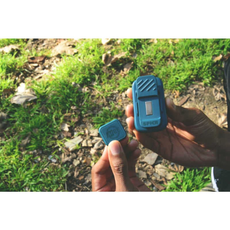 MEEAUDIO　Bluetoothクリップオンスピーカー ブルー　SPKR-GO-BL goSPKR mdprevattcaulkingandwaterproofing.com