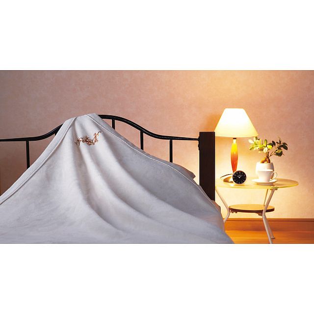 シルク混綿毛布（毛羽部分）