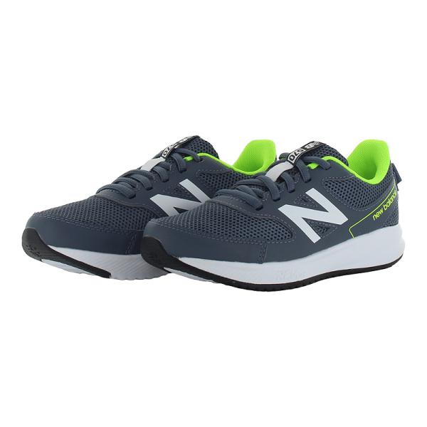 ニューバランス new balance スニーカー 子供靴 キッズ ジュニア シューズ 男の子 運動靴 靴 NB YK570GG3 W グレイ/グリーン [2024年秋冬新作] 9月未定日発売