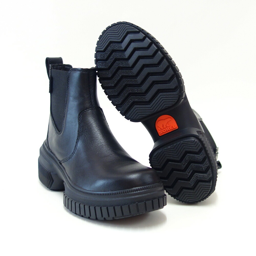 ソレル SOREL NL 5140(レディース) オーエヌエーアベニューチェルシー ブーツウォータープルーフ:Black (010) 天然皮革 サイドゴアブーツ ソレル SOREL NL 5140(レディース) オーエヌエーアベニューチェルシー ブーツウォータープルーフ:Black (010) 天然皮革 サイドゴアブーツ