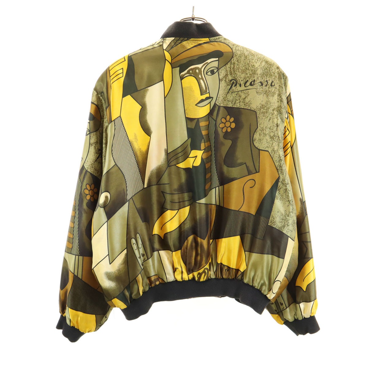 PICASSO ピカソ リバーシブル ジャケット オリーブ系 メンズ 古着