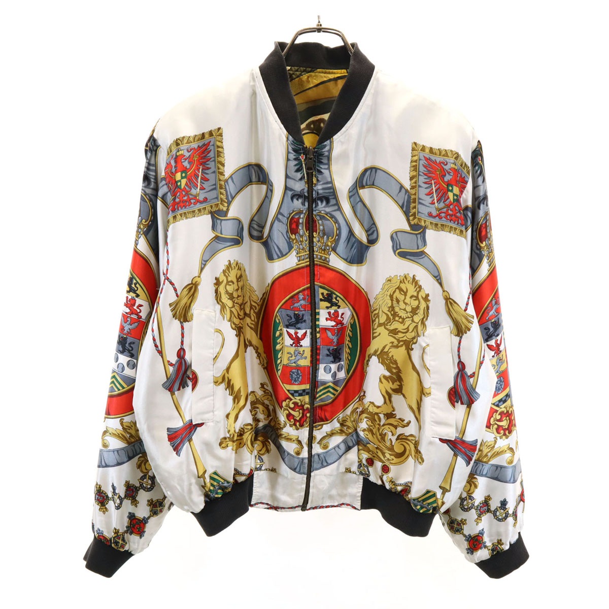 PICASSO ピカソ リバーシブル ジャケット オリーブ系 メンズ 古着