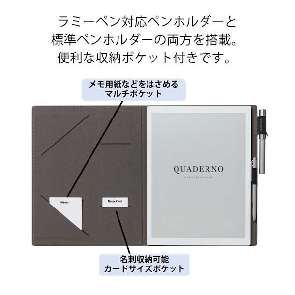 新品】FUJITSU QUADERNO 電子ペーパーA4サイズ サテンホワイト
