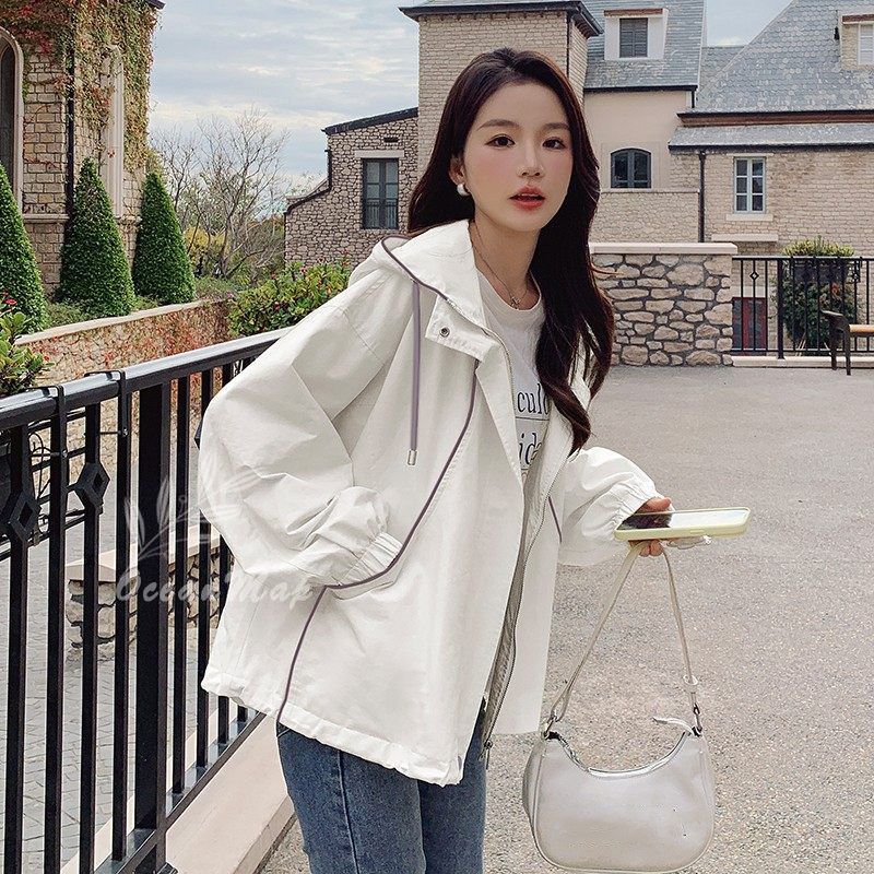 トレンチコート ショート レディース 春 アウター スプリングコート カーディガン 羽織り フード付き ジャケット コート 無地 シンプル 長袖 おしゃれ 体型カバー 上品 通勤 入園式 卒業式 きれ トレンチコート ショート レディース 春 アウター スプリングコート カーディガン 羽織り フード付き ジャケット コート 無地 シンプル 長袖 おしゃれ 体型カバー 上品 通勤 入園式 卒業式 きれ
