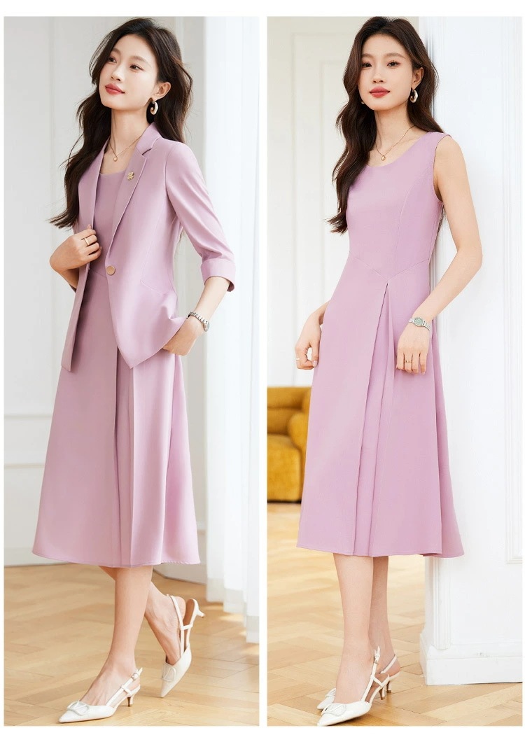 超人気 S~5XL(6L)4色ブラック グレー ピンク ブルー スーツセット ワンピーススーツ ジャケット ワンピース 結婚式 パーティー OL 卒業式 入学式 インスタ 撮影7分袖ジャケット 超人気 S~5XL(6L)4色ブラック グレー ピンク ブルー スーツセット ワンピーススーツ ジャケット ワンピース 結婚式 パーティー OL 卒業式 入学式 インスタ 撮影7分袖ジャケット