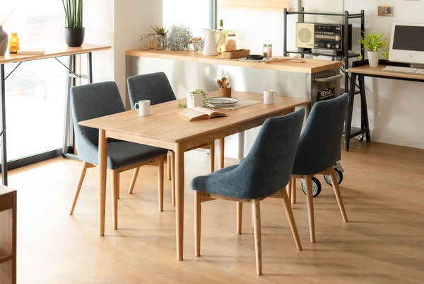 ダイニングチェア HOC-611BL HOC-611BR HOC-611GY 北欧風 おしゃれ ファブリック ナチュラル モダン シンプル おしゃれ ブルー ブラウン グレー