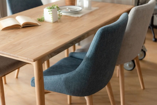 ダイニングチェア HOC-611BL HOC-611BR HOC-611GY 北欧風 おしゃれ ファブリック ナチュラル モダン シンプル おしゃれ ブルー ブラウン グレー