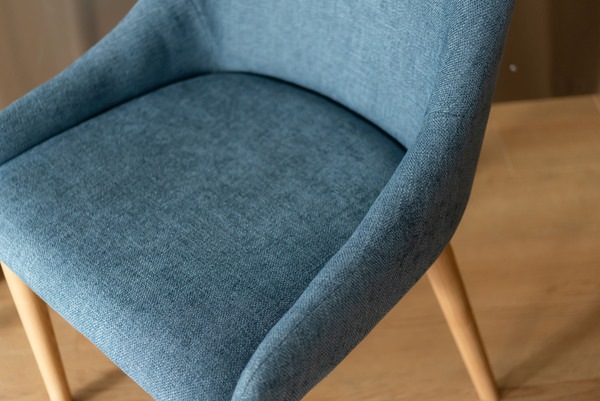 ダイニングチェア HOC-611BL HOC-611BR HOC-611GY 北欧風 おしゃれ ファブリック ナチュラル モダン シンプル おしゃれ ブルー ブラウン グレー