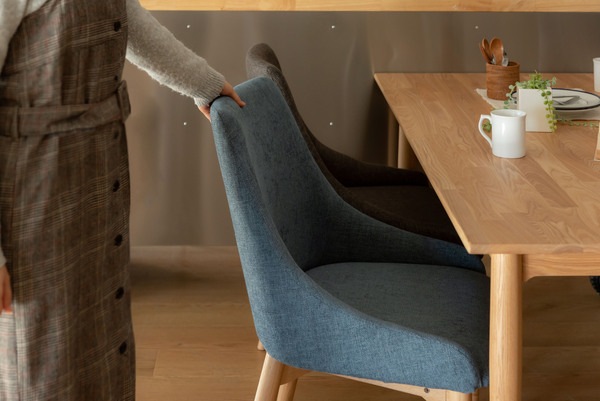 ダイニングチェア HOC-611BL HOC-611BR HOC-611GY 北欧風 おしゃれ ファブリック ナチュラル モダン シンプル おしゃれ ブルー ブラウン グレー