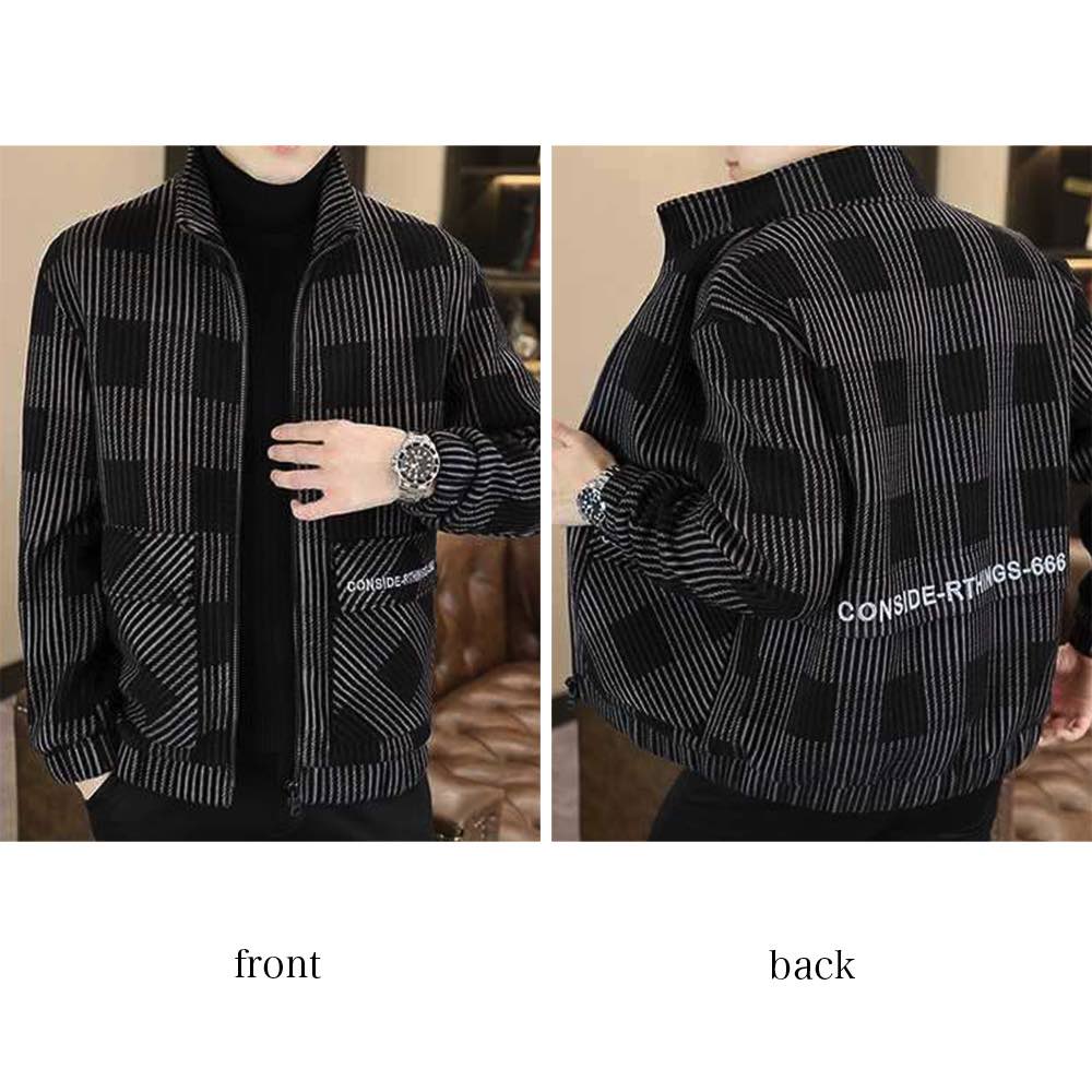 ステンカラーコート メンズ チェック柄ジャケット トレンチコート 50代 ロングコート 厚手 スタンドカラーコート 冬 ショート丈 ブランド ビジネス ミドル セール 秋 ロング 40代 春 チェスタ