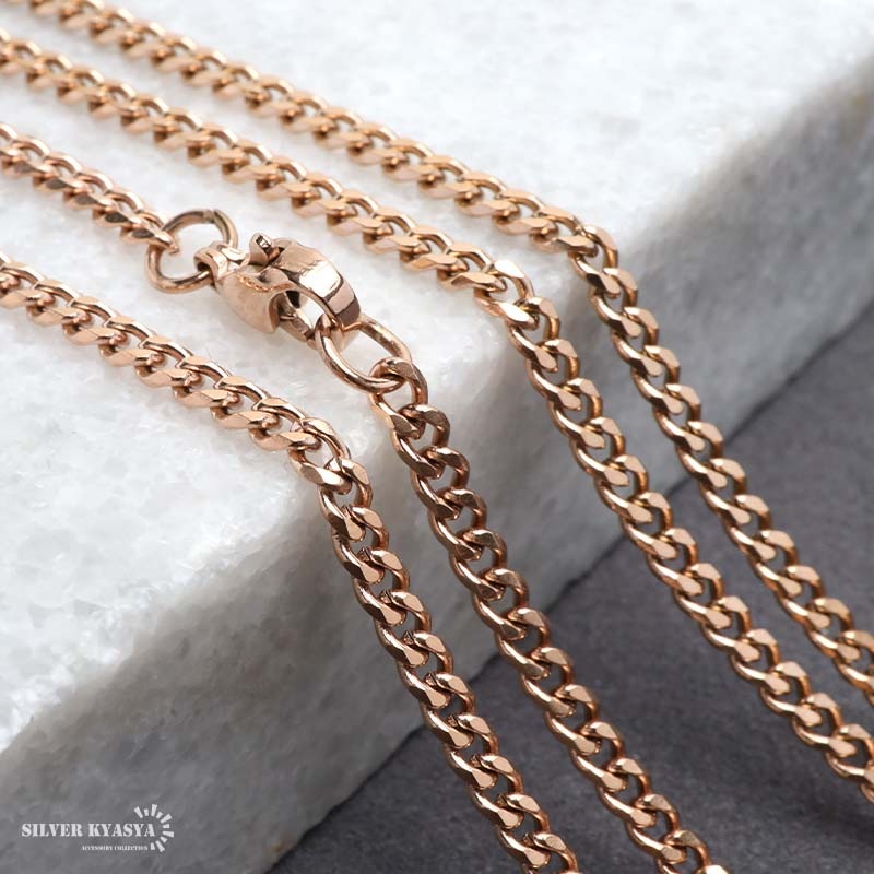 ステンレス ごつめクロスのネックレス [n1085]