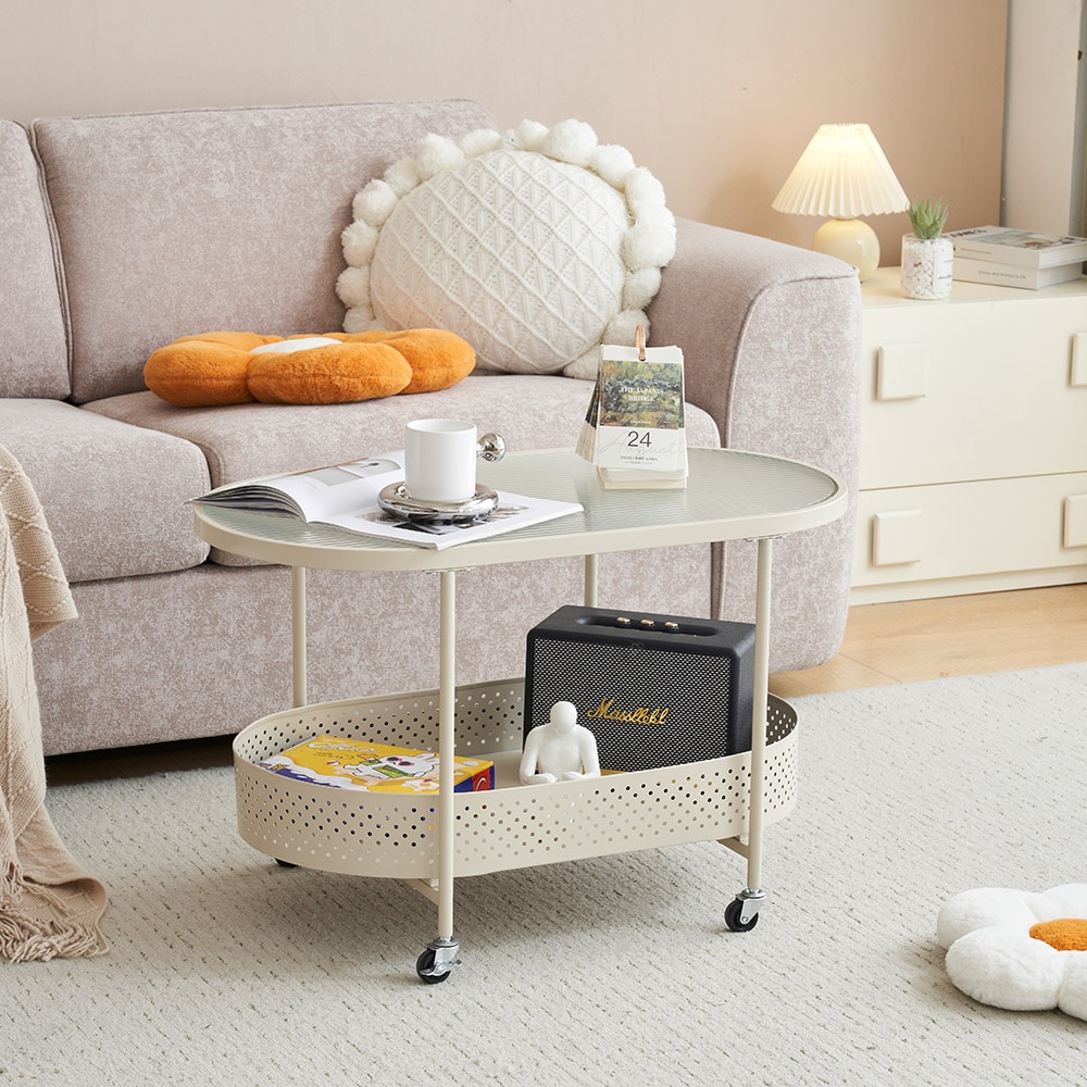 【国内発送&送·料·無·料】【新作登場】ガラステーブル 収納付き キャスター付き センターテーブル ローテーブル 幅80 おしゃれ コンパクト リビング 一人暮らし【ベージュ】61 【国内発送&送·料·無·料】【新作登場】ガラステーブル 収納付き キャスター付き センターテーブル ローテーブル 幅80 おしゃれ コンパクト リビング 一人暮らし【ベージュ】61