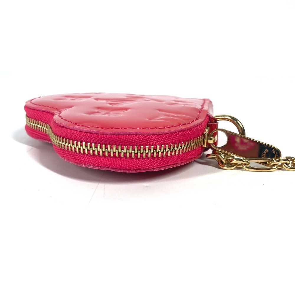 コインケース M93657 ポルト モネ・クール モノグラムヴェルニ 小銭入れ 財布 キーリング付き ハート モノグラムヴェルニキャンバス ローズ・ポップ ピンク コインケース M93657 ポルト モネ・クール モノグラムヴェルニ 小銭入れ 財布 キーリング付き ハート モノグラムヴェルニキャンバス ローズ・ポップ ピンク