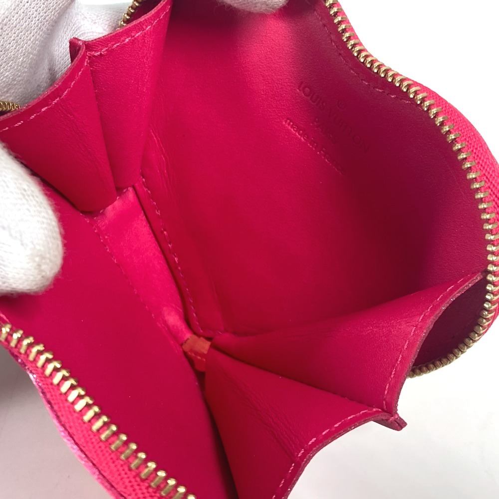 コインケース M93657 ポルト モネ・クール モノグラムヴェルニ 小銭入れ 財布 キーリング付き ハート モノグラムヴェルニキャンバス ローズ・ポップ ピンク コインケース M93657 ポルト モネ・クール モノグラムヴェルニ 小銭入れ 財布 キーリング付き ハート モノグラムヴェルニキャンバス ローズ・ポップ ピンク