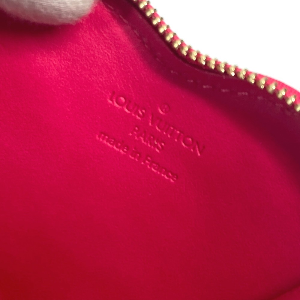 コインケース M93657 ポルト モネ・クール モノグラムヴェルニ 小銭入れ 財布 キーリング付き ハート モノグラムヴェルニキャンバス ローズ・ポップ ピンク コインケース M93657 ポルト モネ・クール モノグラムヴェルニ 小銭入れ 財布 キーリング付き ハート モノグラムヴェルニキャンバス ローズ・ポップ ピンク