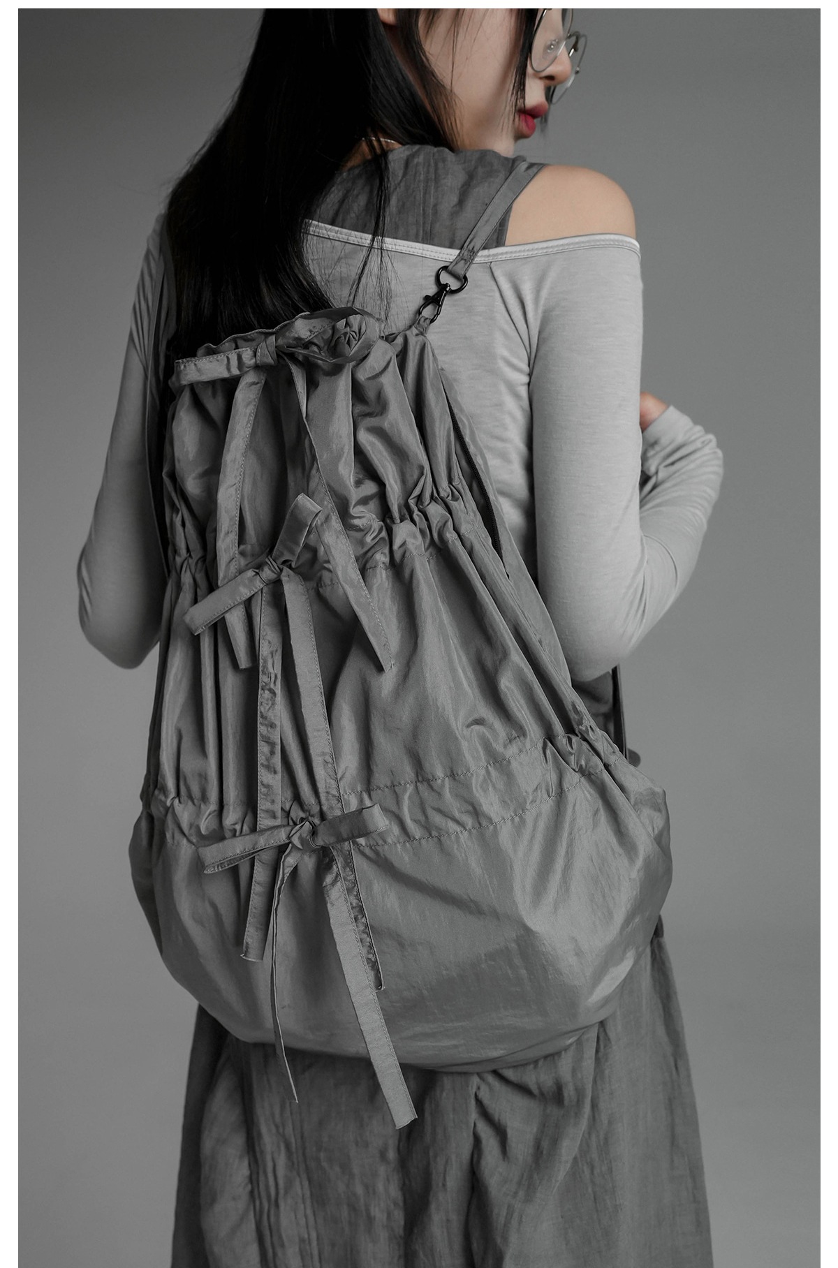 ★関税/送料込★Binary01★Keia 3way Ribbon Backpack MADE] Keia 3way Ribbon Backpack. - binary01