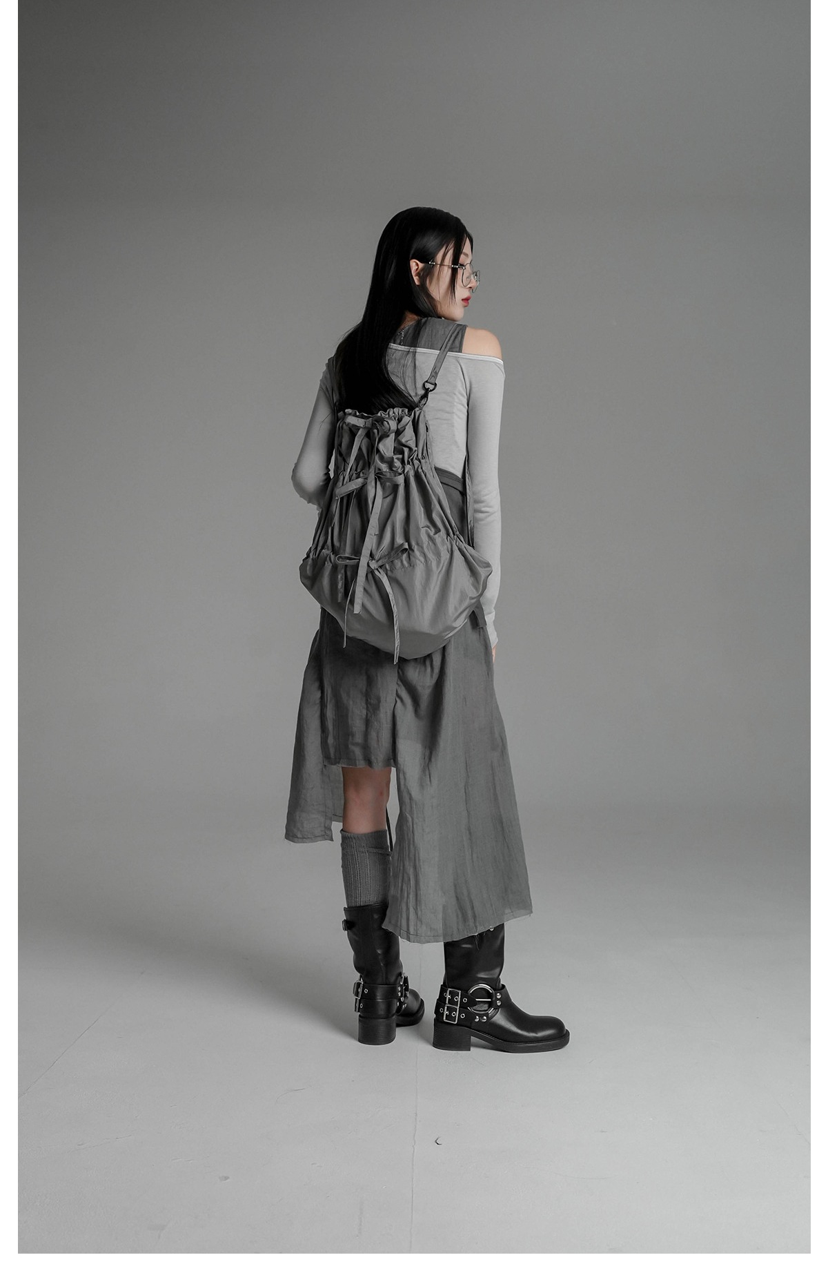 binary01/Kea Three Way Ribbon Backpack/韓国人気 リュック
